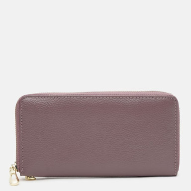 Шкіряний жіночий гаманець Borsa Leather k12707v-violet