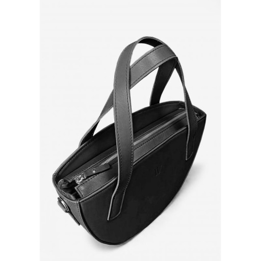 Жіноча шкіряна сумка Bella чорна