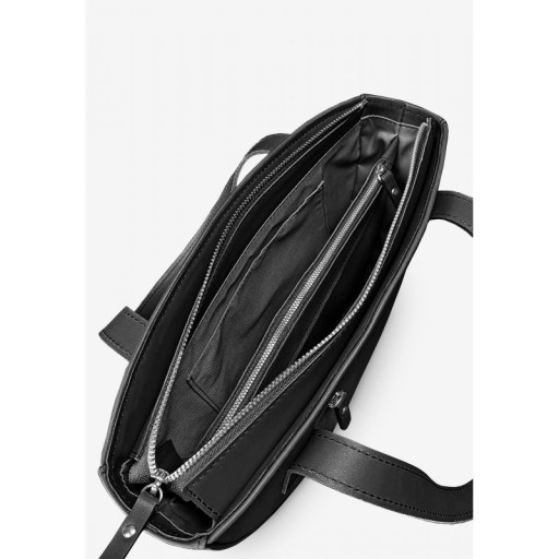 Жіноча шкіряна сумка Bella чорна