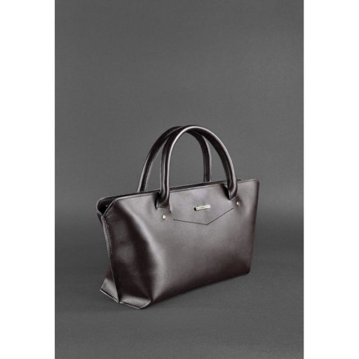 Женская кожаная сумка Midi Темно-коричневая