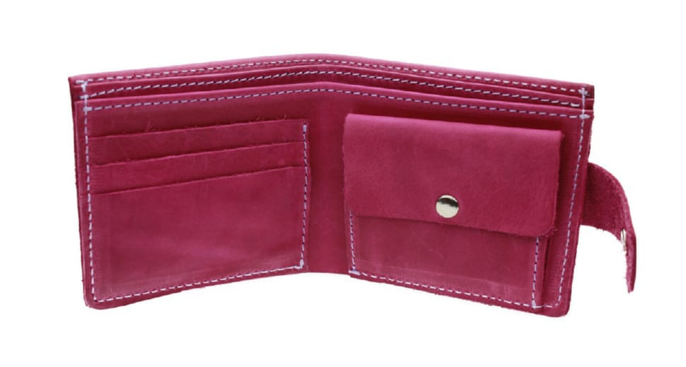 Гаманець жіночий шкіряний маленький SULLIVAN 104-6(8) фуксія