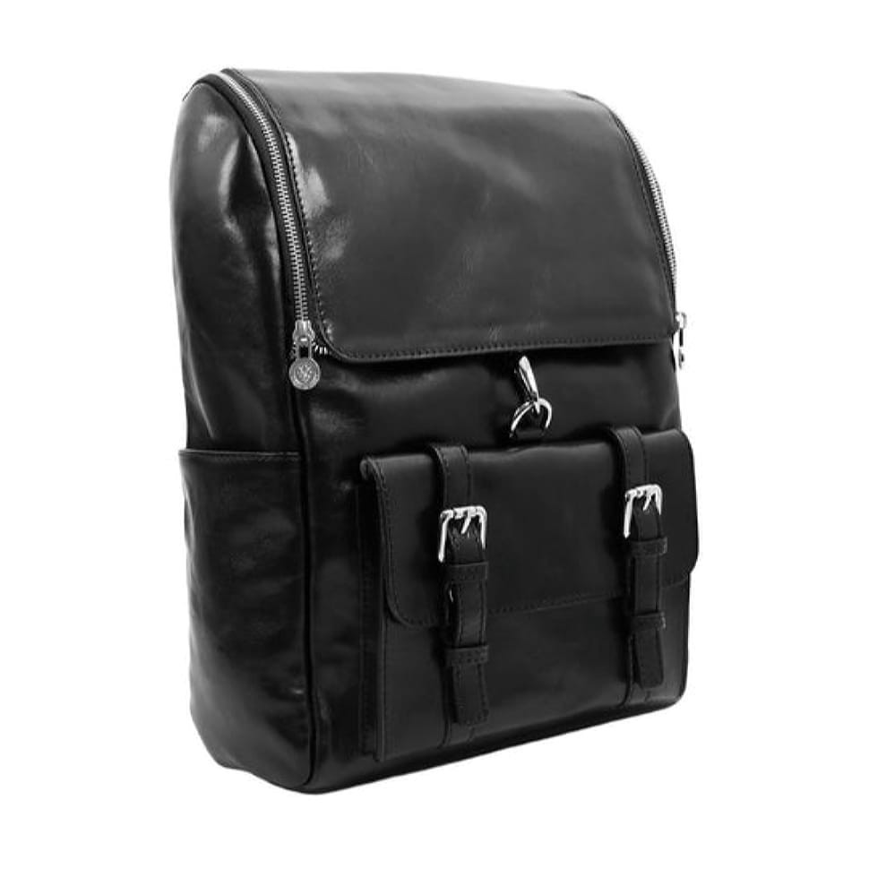 Великий шкіряний рюкзак - The Odyssey - Чорний колір - Time Resistance 5231301