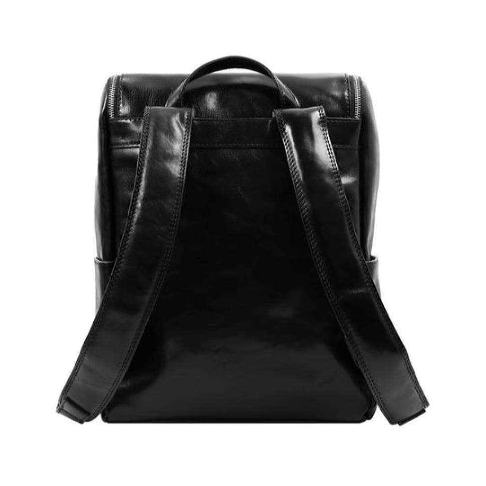 Великий шкіряний рюкзак - The Odyssey - Чорний колір - Time Resistance 5231301