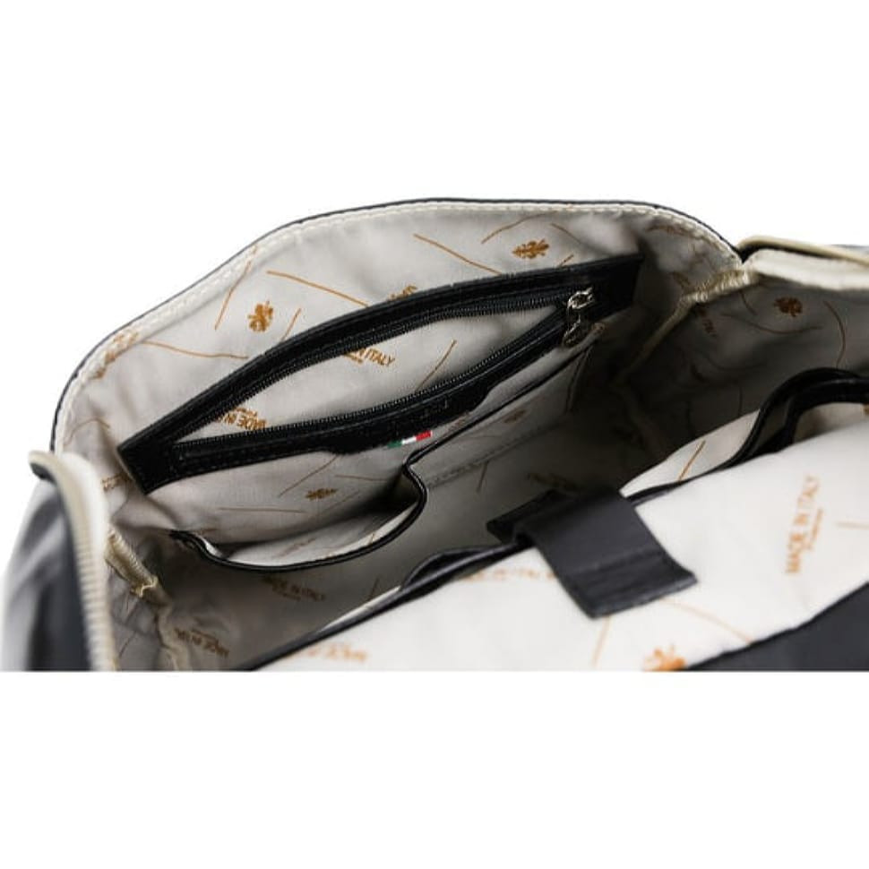 Великий шкіряний рюкзак - The Odyssey - Чорний колір - Time Resistance 5231301