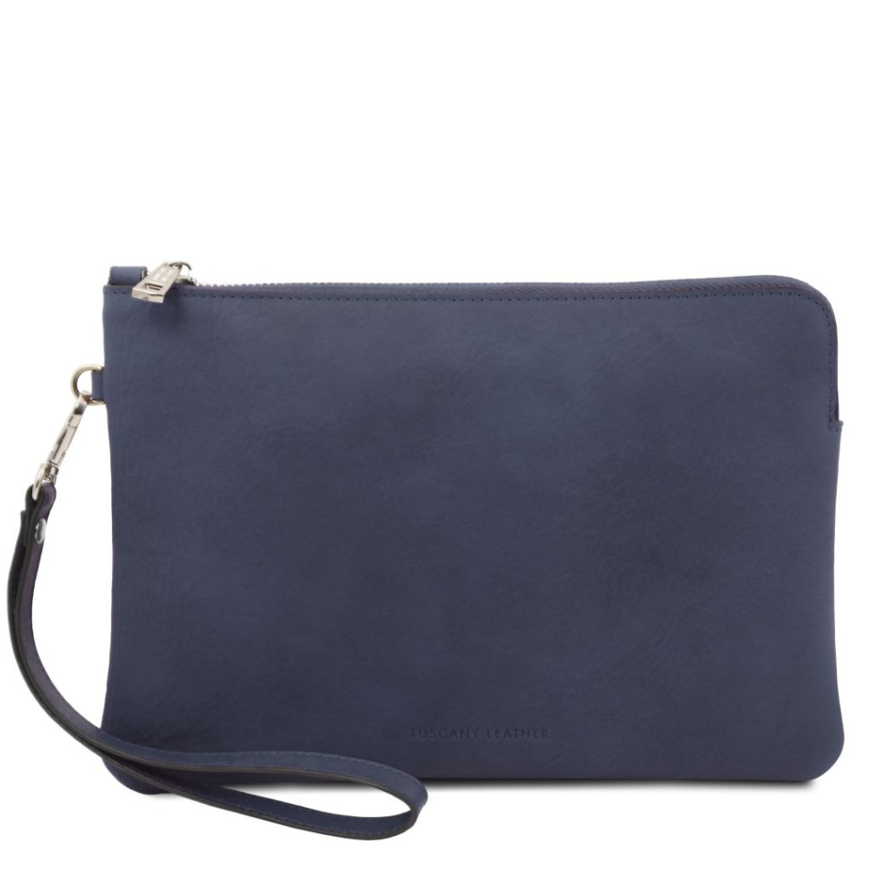 Will Leather clutch bag with handle