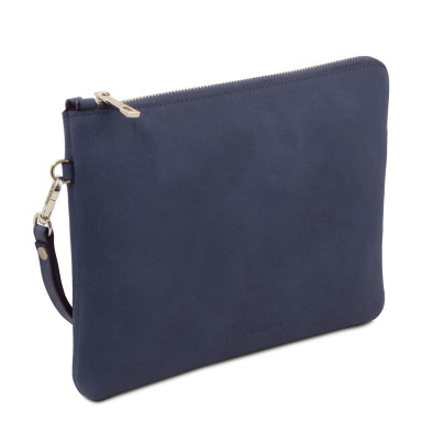 Will Leather clutch bag with handle