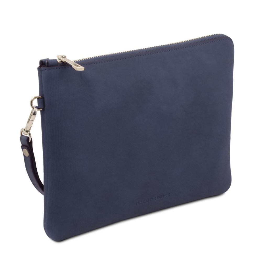 Will Leather clutch bag with handle