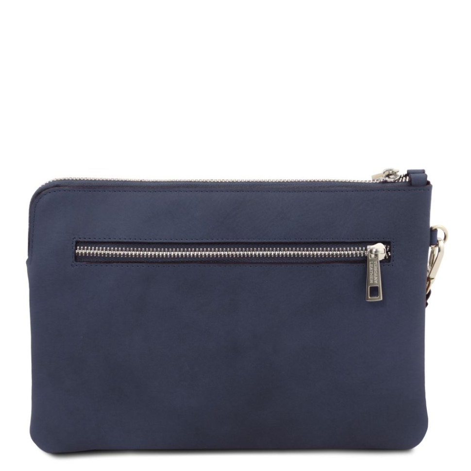 Will Leather clutch bag with handle