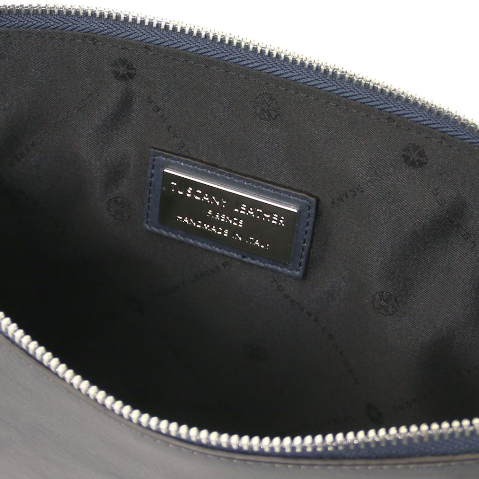 Will Leather clutch bag with handle