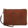 Will Leather clutch bag with handle