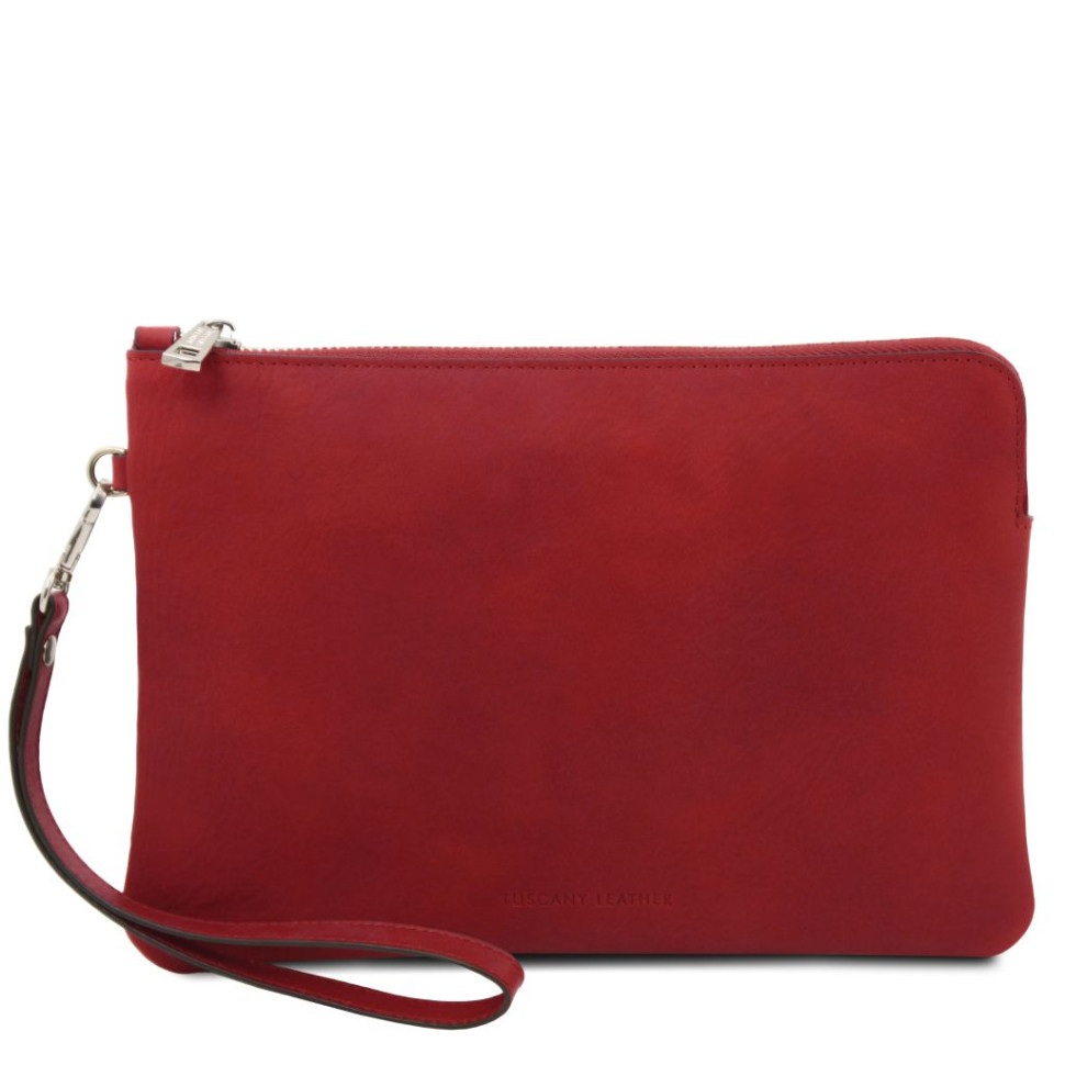 Will Leather clutch bag with handle