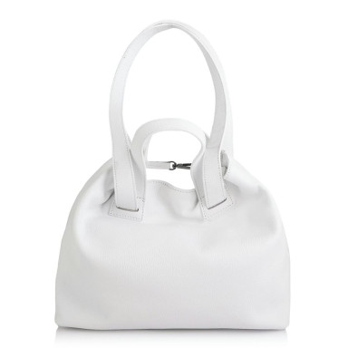 Кожаная женская сумка Virginia Conti Italy - Art02771white