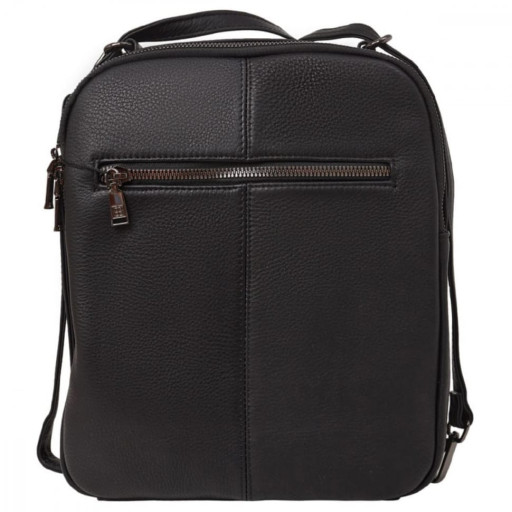 Жіночий шкіряний рюкзак TM Barkli 2020612-01 чорний