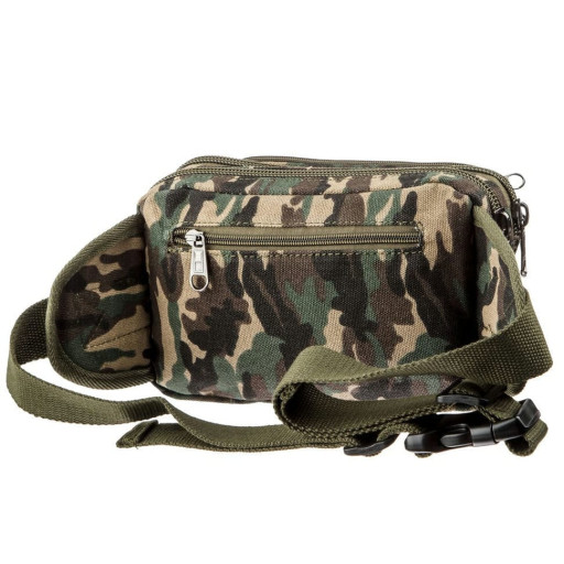 Бананка текстильна на пояс Vintage 20157 Мілітарі