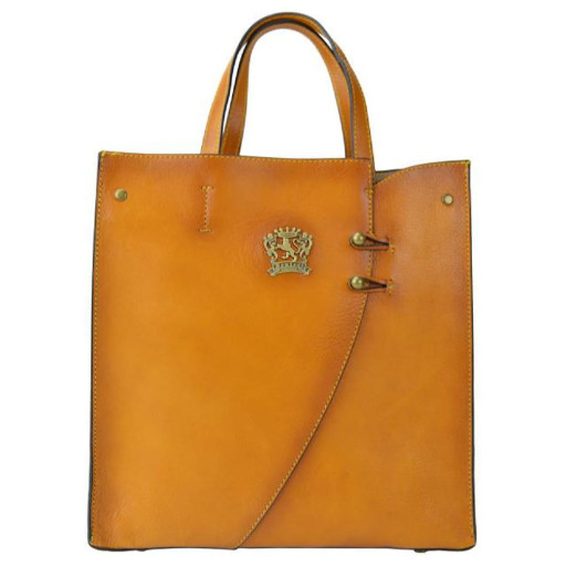 Pratesi BCO488 - Paterno B488 Lady Bag in cow leather Paterno B488 Cognac