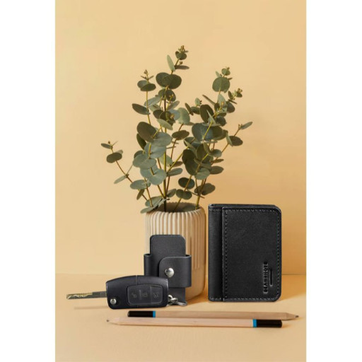 Набір шкіряних аксесуарів AUTO чорний