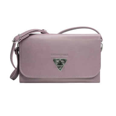 Women's clutch bag Grande Pelle 701665 223x135x30 mm glossy cut leather