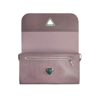 Women's clutch bag Grande Pelle 701665 223x135x30 mm glossy cut leather