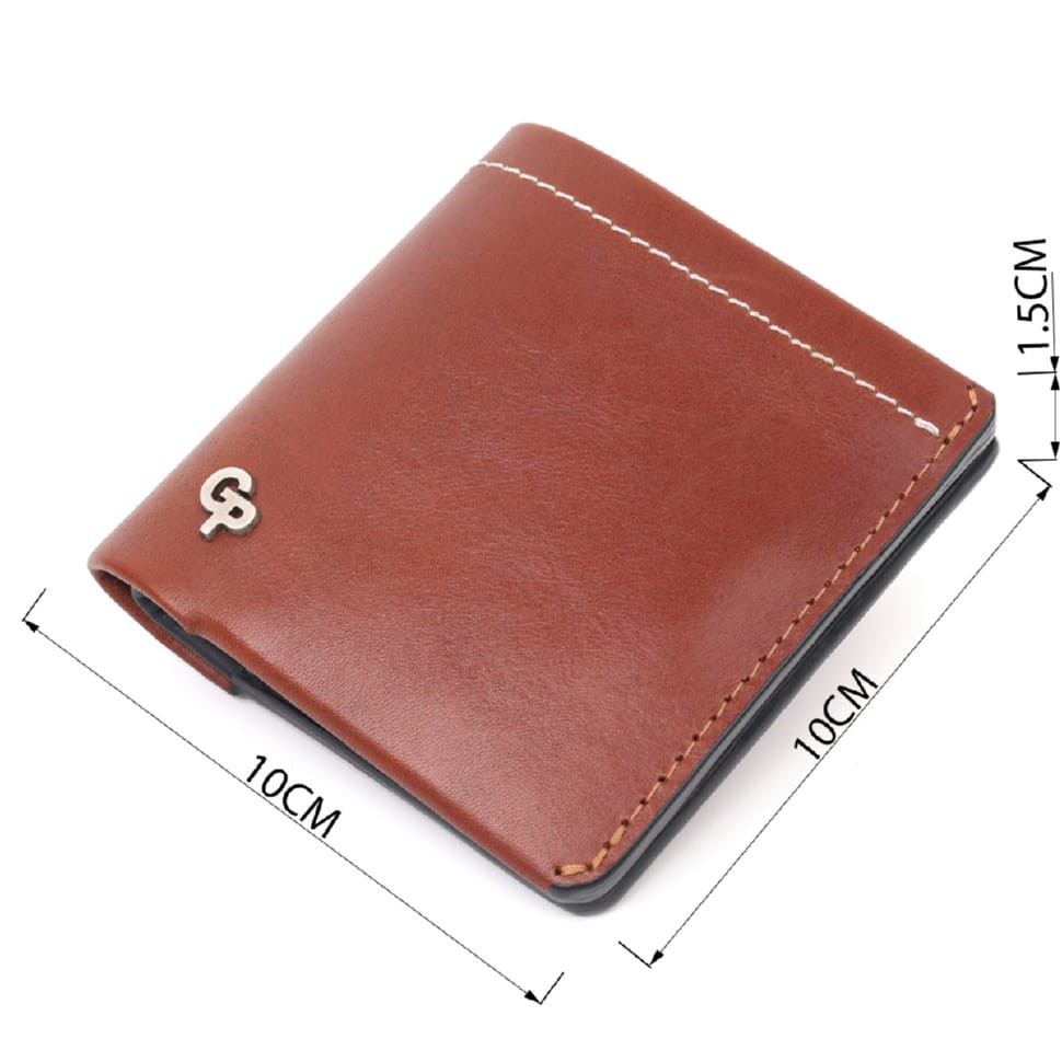 Чудовий шкіряний чоловічий гаманець Grande Pelle 11425