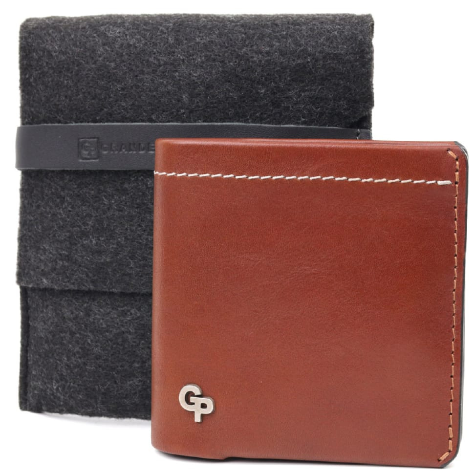 Чудовий шкіряний чоловічий гаманець Grande Pelle 11425