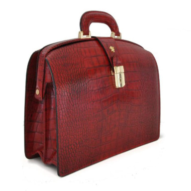 Pratesi KMA120/37 - Brunelleschi Small King Briefcase in cow leather King Brown