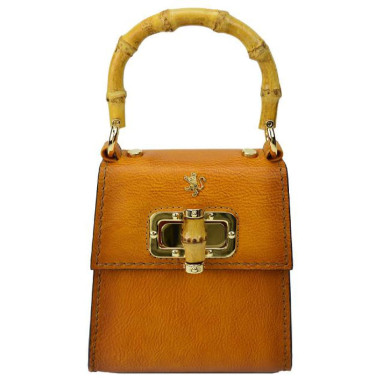 Pratesi BCO298/22 - Castalia B298/22 Lady Bag in cow leather Castalia B298/22 Cognac
