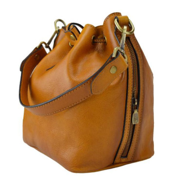 Pratesi BCO501/20 - Sorano B501/20 Woman Bag in cow leather Sorano B501/20 Cognac