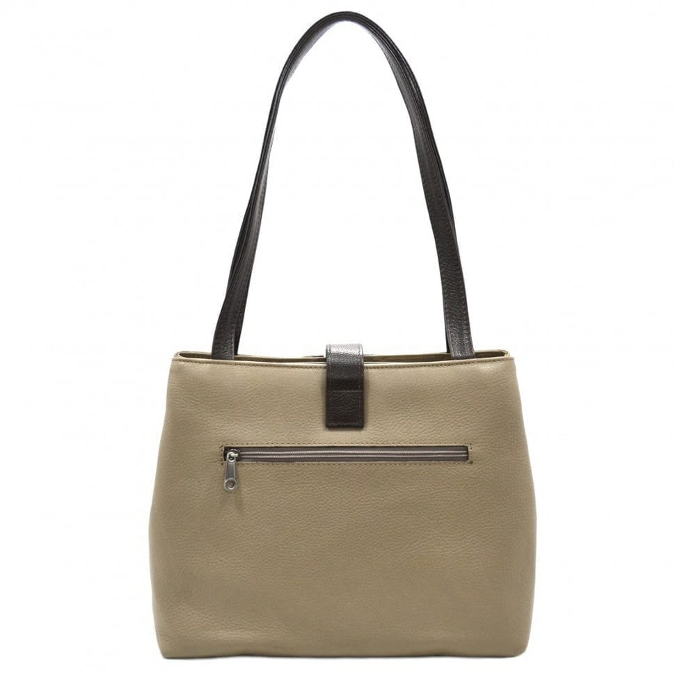 Сумка жіноча шкіряна Desisan 1521-283 бежева флотар