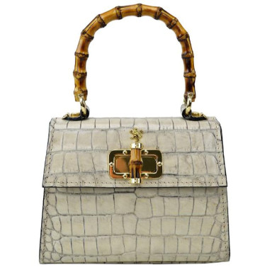Pratesi KPA298/26 - Castalia K298/26 Lady Bag in cow leather Castalia K298/26 White