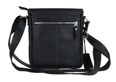 Men's leather shoulder bag SULLIVAN 354132(30) black