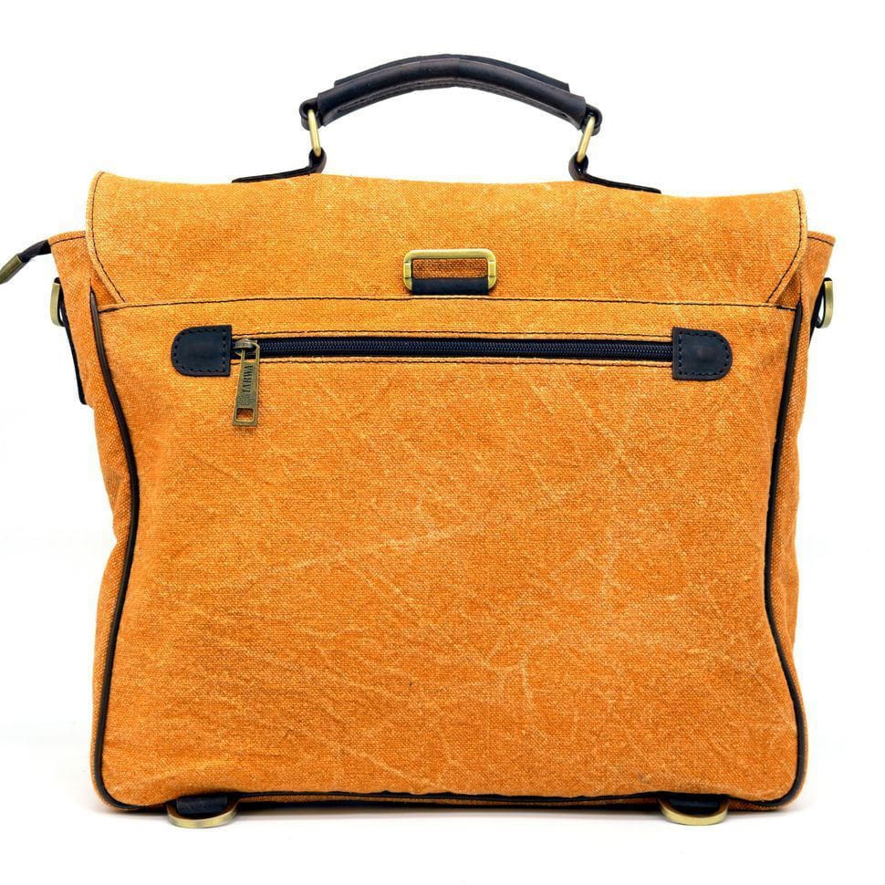 Портфель чоловічий мікс тканини канвас і шкіри RY-1282-4lx TARWA