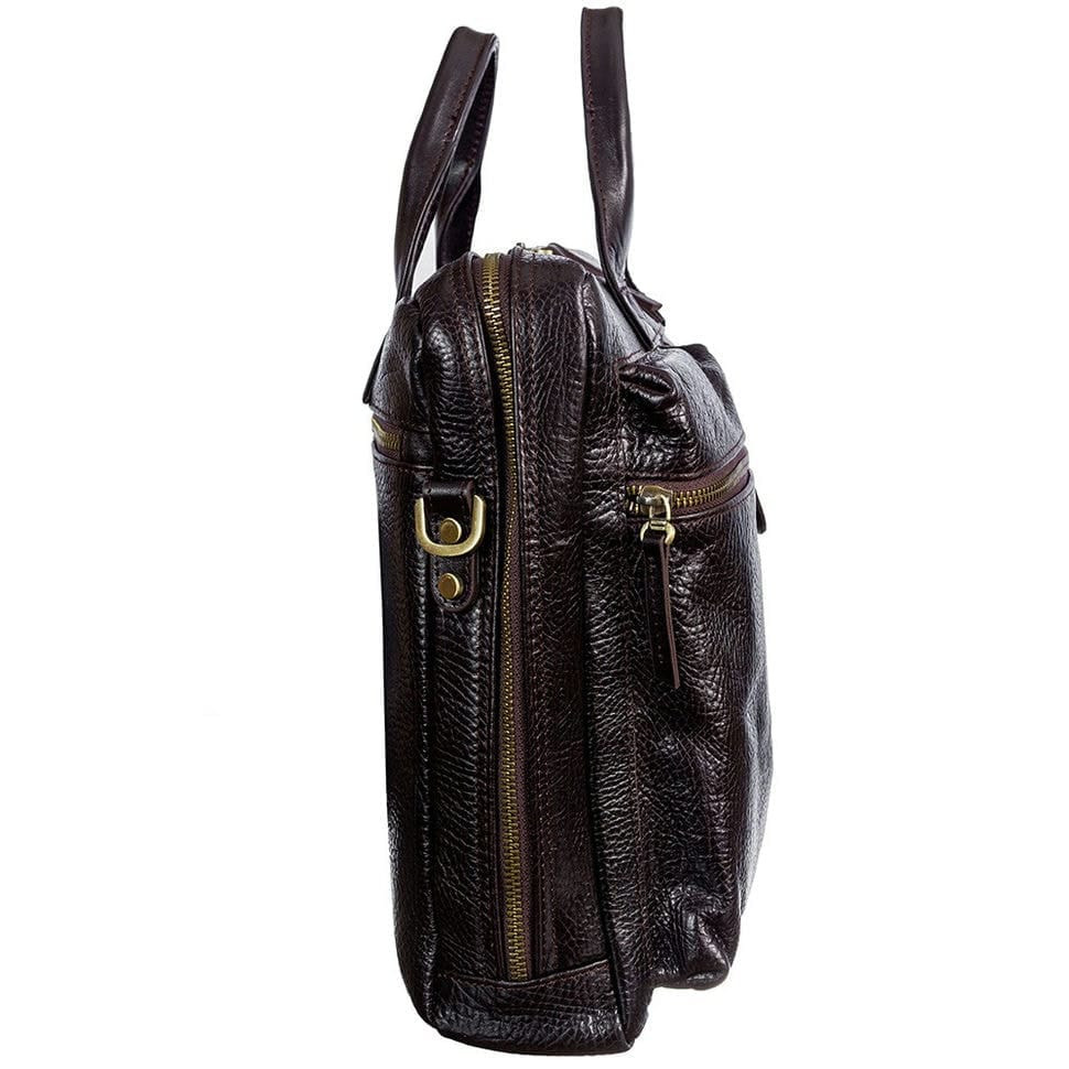 Шкіряний портфель Tony Bellucci 5027-886 коричневий флотар