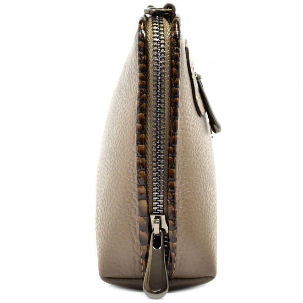 Сумка жіноча шкіряна Desisan 2012-283 бежевий флотар