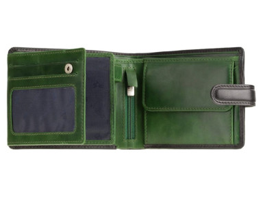 Кошелек мужской Visconti TR35 Atlantis c RFID (Black Green)