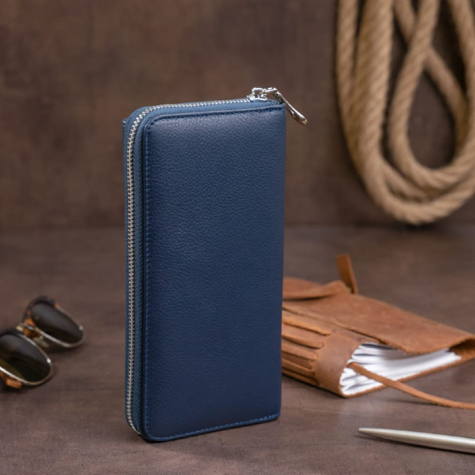 Кошелек универсальный женский ST Leather 19296 Темно-синий