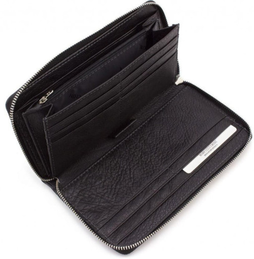 Чорний шкіряний клатч MD Leather 7m-+1127