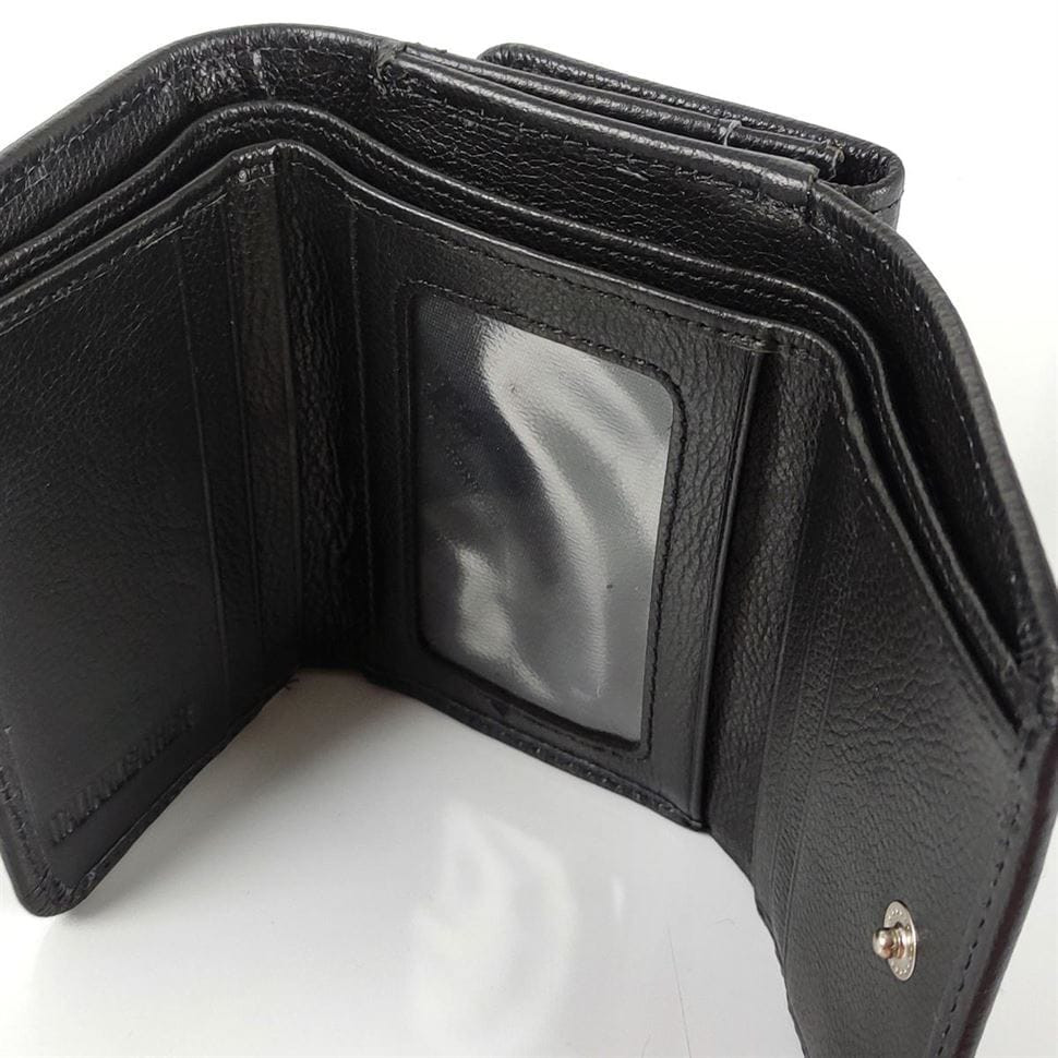 Чоловічий маленький класичний портмоне LEATHER ACCESSORIES BST-ST403BA