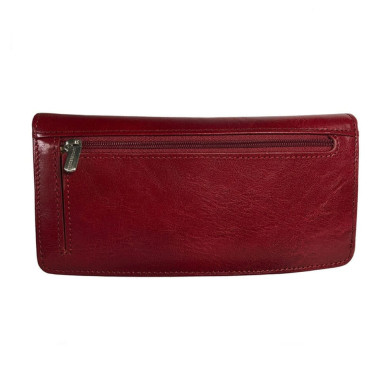 Портмоне кожаное Italico 3448 rosso красный