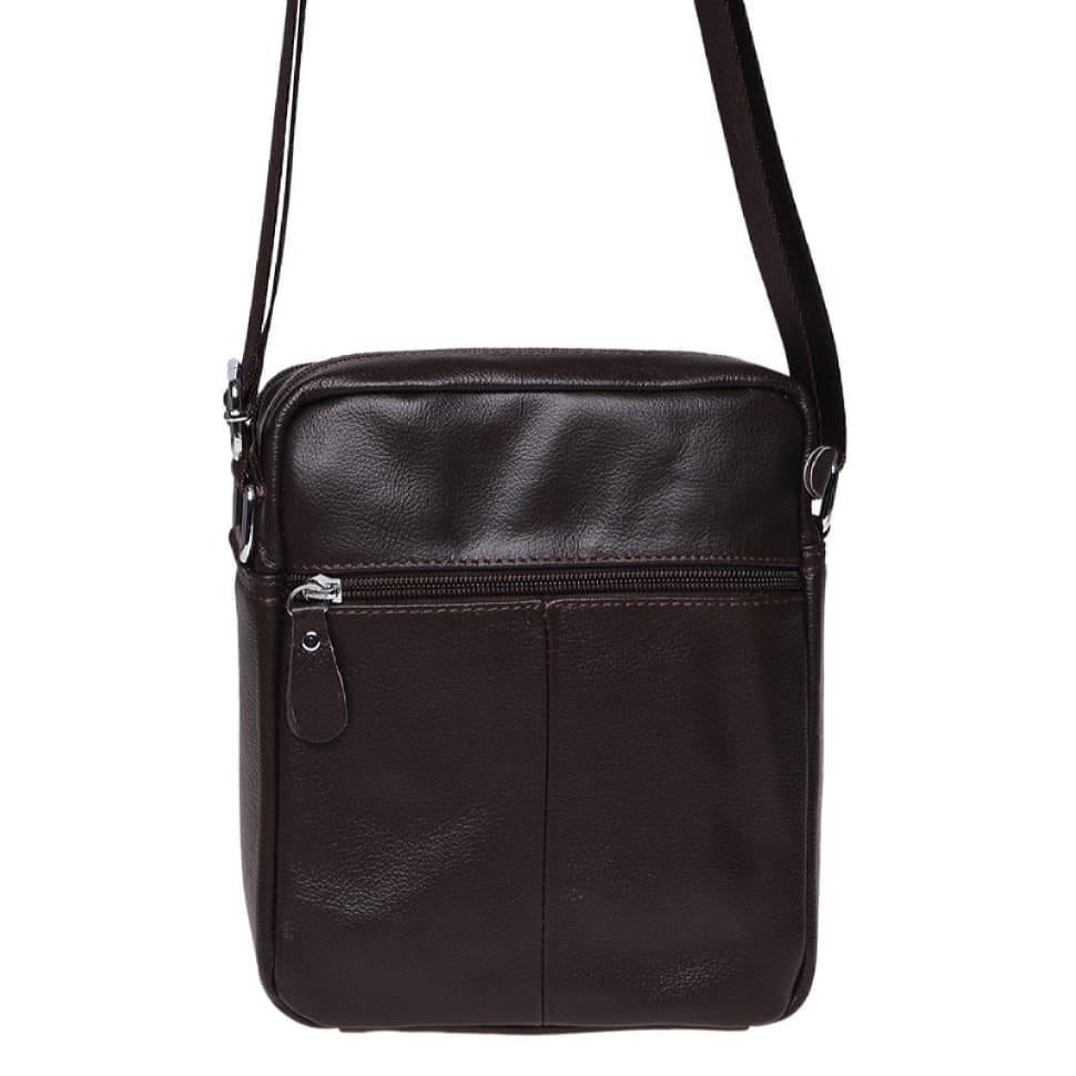 Чоловіча шкіряна сумка Keizer K11029-dark-brown