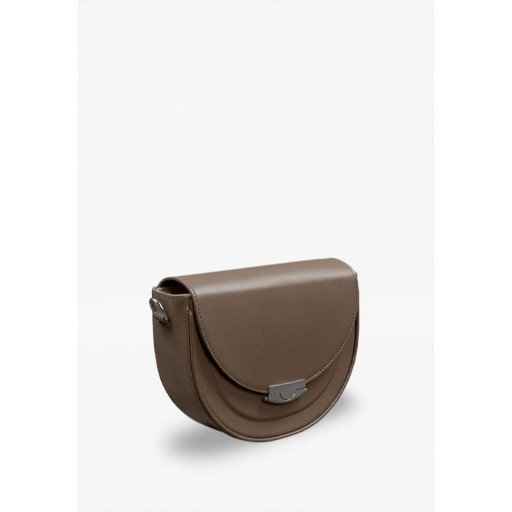 Жіноча шкіряна сумка Kira темно-бежева