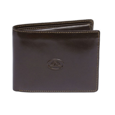Leather wallet Italico 397 moro brown