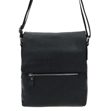 Чоловіча шкіряна сумка Borsa Leather k10013-black
