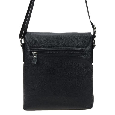 Чоловіча шкіряна сумка Borsa Leather k10013-black