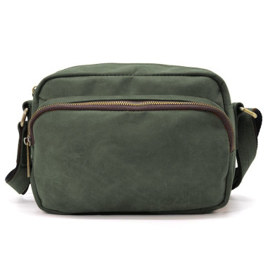Small mens shoulder bag with 2 compartments TARWA RE-60125-3md 