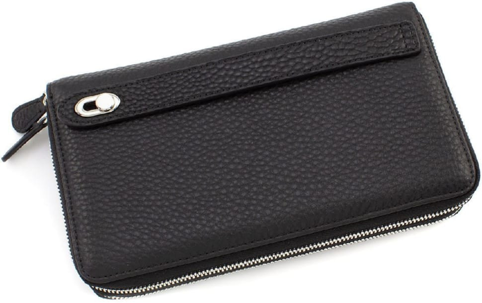 Men`s leather clutch bag with two compartments Marco Coverna MC1483