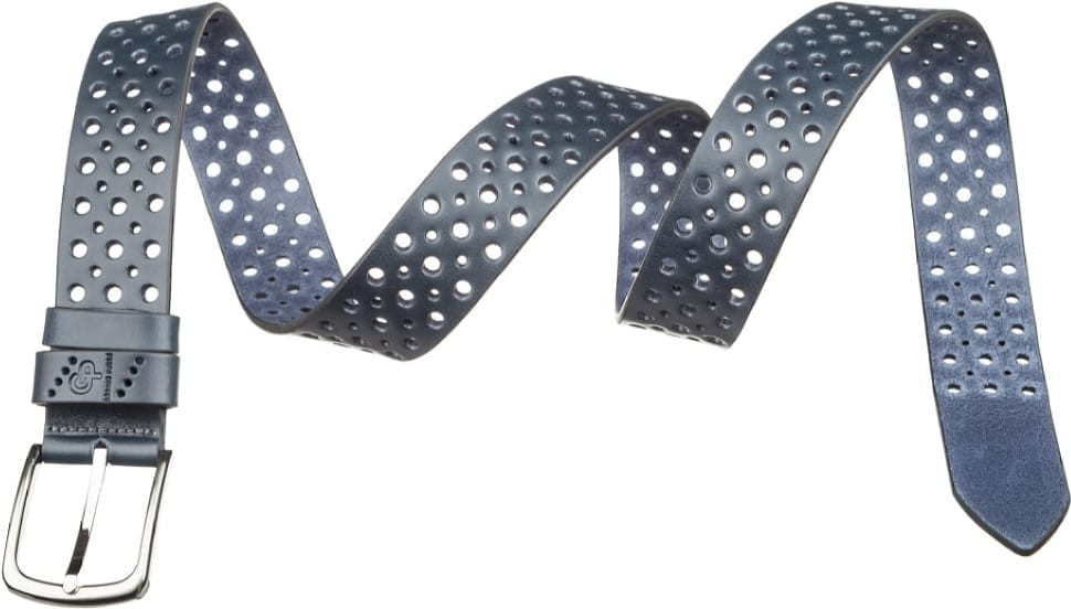 Ремінь чоловічий Grande Pelle 11051 джинсовий Синій