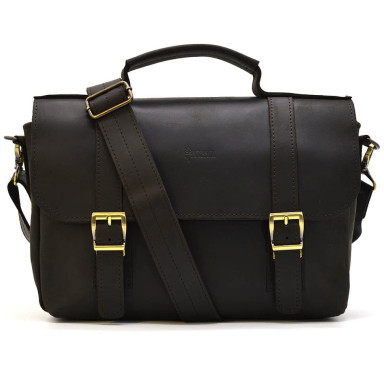 Mens shoulder bag with handle TARWA RC-6008-3md