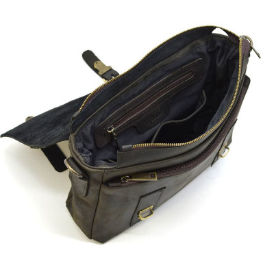 Mens shoulder bag with handle TARWA RC-6008-3md