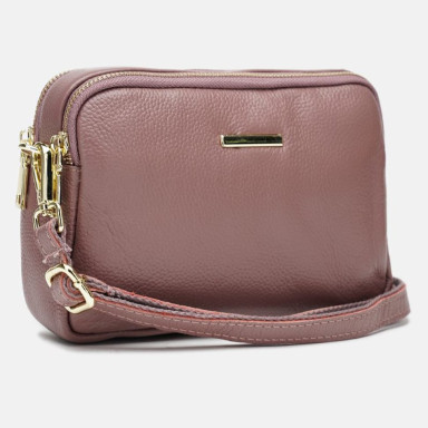 Женская кожаная сумка Borsa Leather K11906-beige