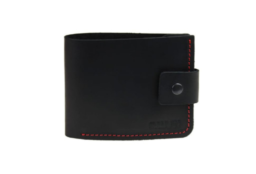 Гаманець жіночий шкіряний маленький SULLIVAN 104-7(8) чорно-червоний